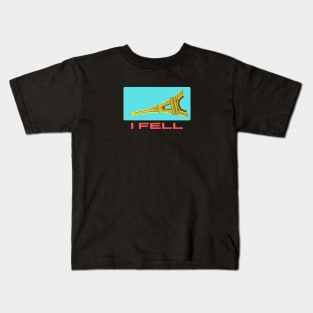 I Fell | Funny Eiffel Pun Kids T-Shirt